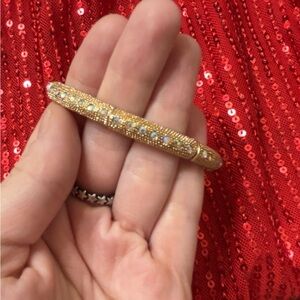 The “Mellow” Gold Bracelet with Crystal Accents Park Lane NEW